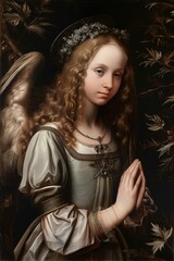 Wall Mural - Medieval angel