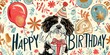 happy birthday poster, birthday greeting card, anniversary greetings