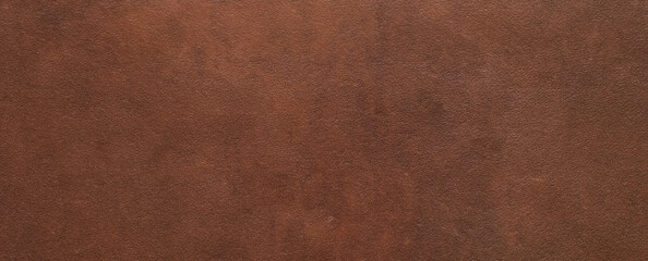 Sticker - Close-up of Brown Leather Texture Background