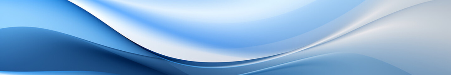 abstract background with blue waves for banner presentation, white and blue, simple, light, satin cl