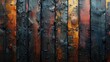 © Shahadat Graphics - Old painted wood wall texture or background
