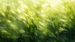 A closeup shot capturing the movement of tall terrestrial plants in a windy natural landscape. The grassland sways gracefully in the wind AIG50