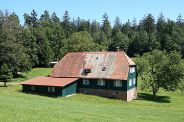 Wall Mural - Bauernhaus bei Wildensee im Spessart