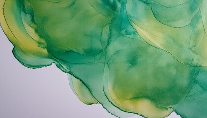 Wall Mural - abstract pastel watercolor on white background the color splashing in the paper