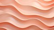 Abstract peach fuzz glazed glossy deco glamour mosaic tile wall texture with geometric shapes - waving waves background