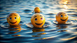 Emotions float in the water