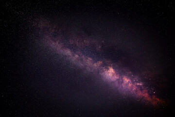 Wall Mural - Beautiful Milky way galaxy and stars in celestial cosmos