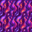 Mystical Inferno: Ethereal Flame-Like Patterns with Radiant Purple Tones. Seamless Repeatable Background.