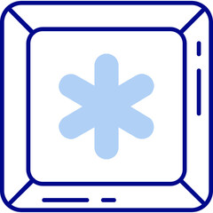 Poster - Asterisk key Icon