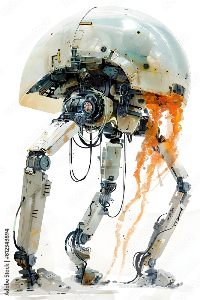 The Mechano Rig Mechano,the Robotic Jellyfish Explorer Venturing into Uncharted Realms ...