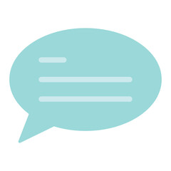 Poster - chat bubble icon