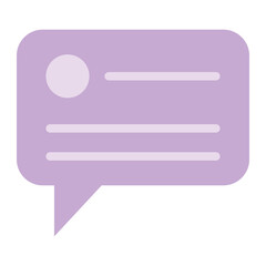 Poster - chat bubble icon