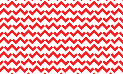 Wall Mural - abstract simple monochrome geometric red wave pattern.