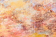 expressive brush strokes on canvas. abstract multicolored textured background.