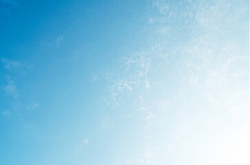 Wall Mural - Vintage sun and cloud background - vintage filter