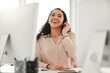 © peopleimages.com - Woman, smile and customer support for crm, call center and technology service agency. Consultant, computer and telemarketing company with conversation, happiness and workplace operator with headset