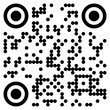 Vector QR code sample icon