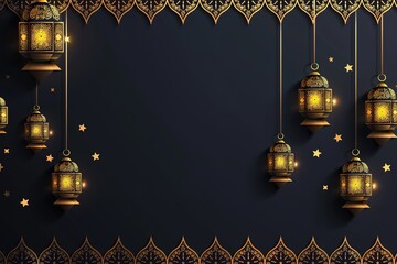 Islamic eid mubarak background ramadan