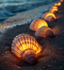 seashell on the beach