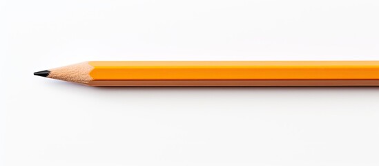 Wall Mural - Copy space image of a pencil on a clean white background