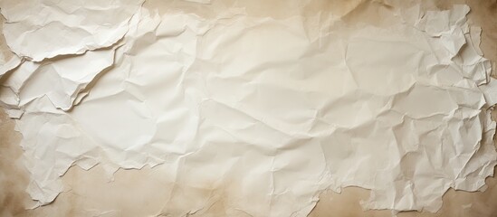 Aufkleber - A torn crumpled and distressed piece of paper with rough edges providing ample space for text or images to be displayed