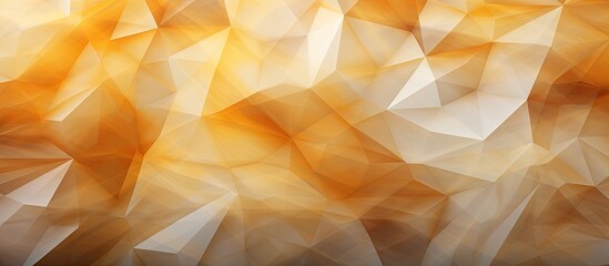 Aufkleber - A copy space image featuring a yellow or brown and white facet texture as the background wall
