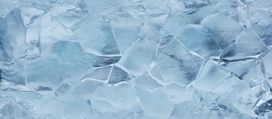 Poster - A copy space image featuring a textured background of ice