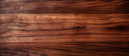 Leinwandbilder - A copy space image featuring a textured wooden surface in brown color It serves as a cutting board for cooking purposes