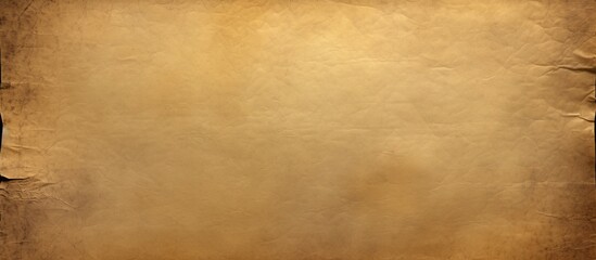 Poster - Copy space image of vintage parchment paper with a textured banner design resembling wallpaper