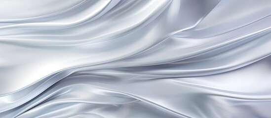 Fototapete - A silver backdrop with copy space image