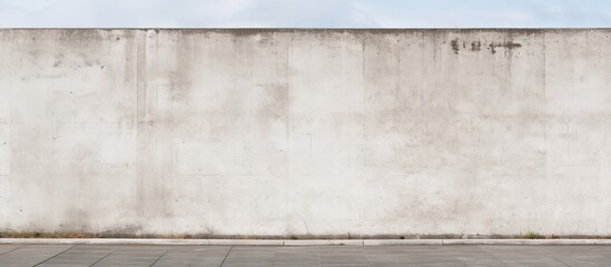 Aufkleber - A street wall made of concrete serves as the background providing ample space for additional content