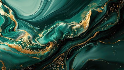 The abstract picture of the two colours of gold and green colours that has been created form of the waving shiny smooth satin fabric that curved and bend around this beauty abstract picture. AIGX01.