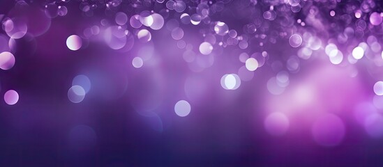Poster - A visually captivating purple bokeh creates an abstract backdrop with ample copy space for images