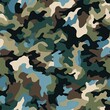 Generative AI. Abstract Colorful Camouflage Pattern for Creative Backgrounds.