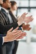 © peopleimages.com - Business people, team and hands applause for celebration support or victory, well done or winning. Colleagues, clapping and congratulations for corporate opportunity or deal, target or solidarity