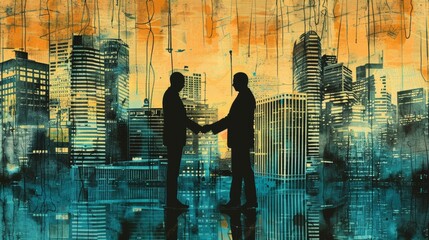 Business merger and acquisition negotiations