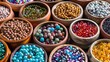 Different types of beads
