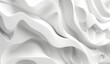 © qorqudlu - 3d render of abstract white wave background with