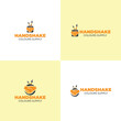 Handshake Color Supply Logo Design