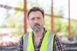 © JU.STOCKER - Portrait of caucasian man at the precast factory site, Senior engineer man at the construction site