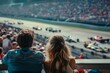 © Eomer2010 - Couple watching a formula 1 race in the grandstands