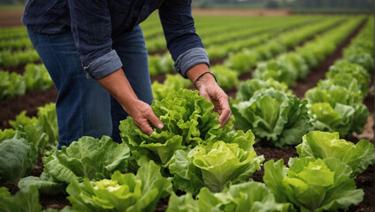 From Field to Table, Lettuce Plantations as a Testament to Farm-to-Fork Freshness