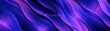 Abstract background with blue and purple geometric wavy and hexagon lines. Futuristic digital hi-technology horizontal banner. Vector illustration