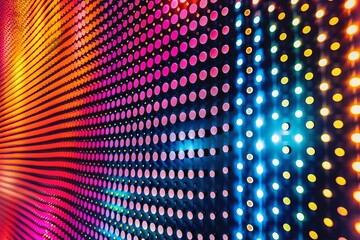 Wall Mural - gradient dot pattern background in vivid colors abstract photo