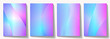 © Maribor - Premium cover design set with pink and blue dots and colorful pattern for cover design, invitation, flyer, wedding card, prestigious voucher, menu. Neon color luxury premium vector background