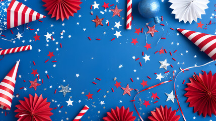 Happy 4th of July Independence day with background, Independence day concept