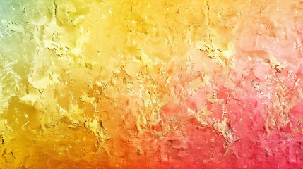 Aufkleber - Gold red pink coral peach orange yellow lemon lime green abstract background for design Color gradient ombre Colorful multicolor mix iridescent bright fun Rough grain noisegrungyTempla : Generative AI