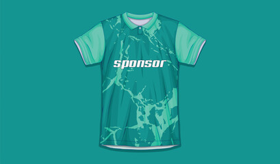 Wall Mural - Soccer jersey design and  sublimation