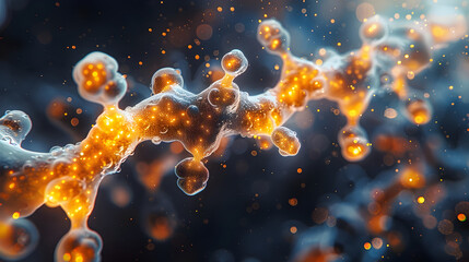 Poster - Intricate and Vibrant Microscopic Pathogen Structures Reveal the Complexity of the Unseen Scientific World