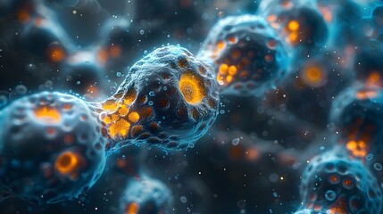 Poster - Intricate Cellular Structures Revealed through Advanced Microscopy Techniques